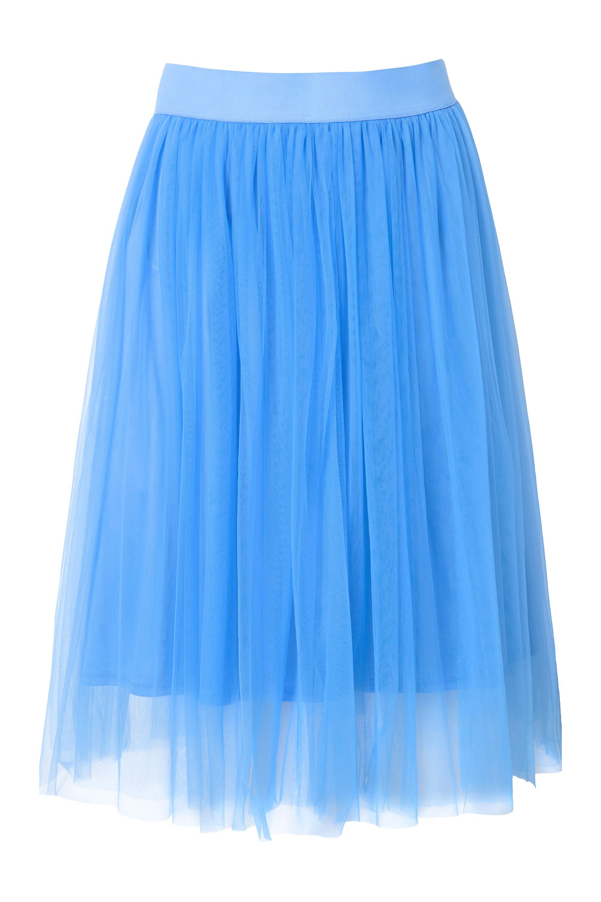 Ulla Popken Midirock Tüll-Midirock A-Linie Elastikbund gefüttert günstig online kaufen