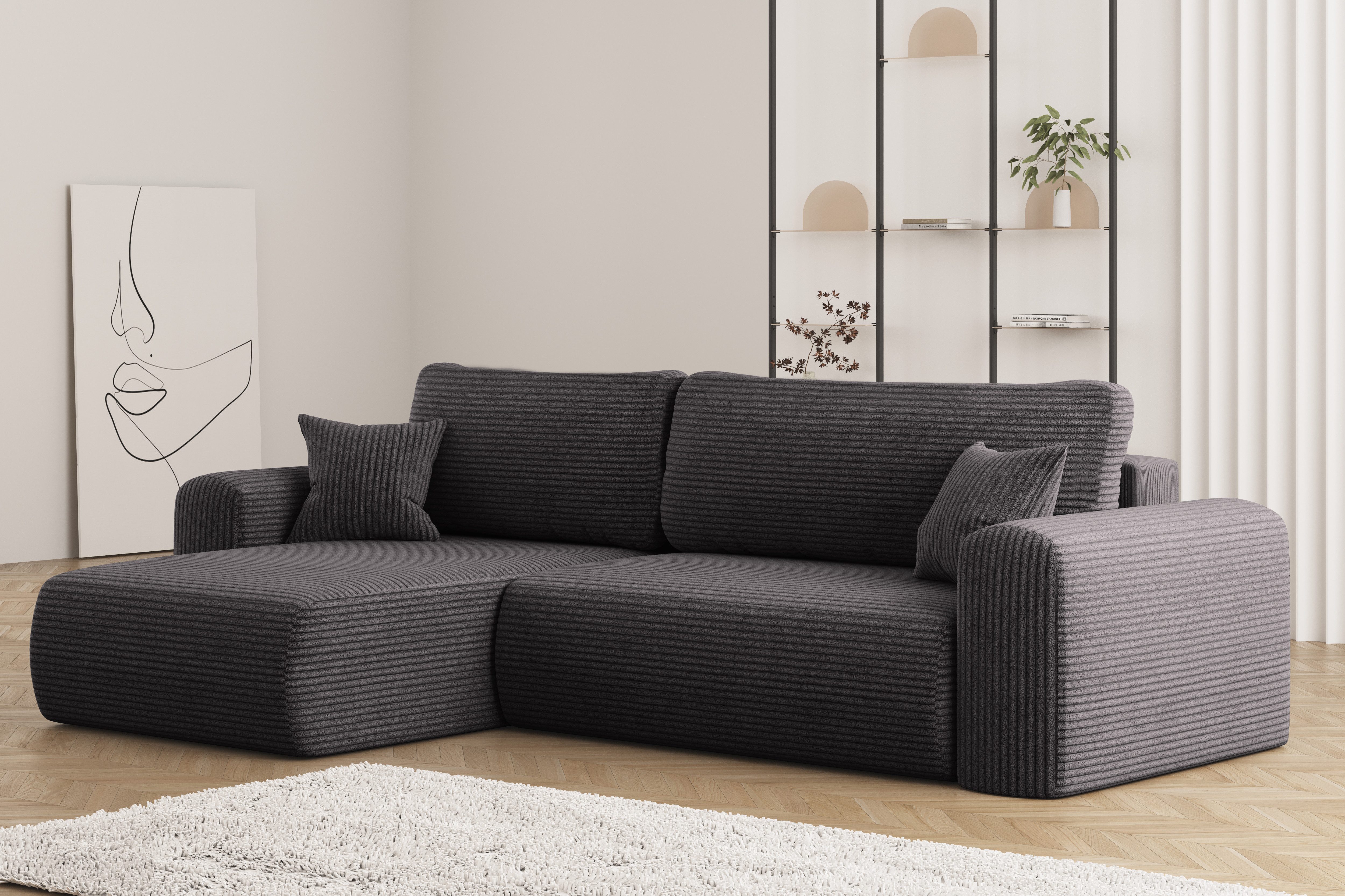 Kaiser Möbel Ecksofa mit Schlaffunktion und günstig online kaufen
