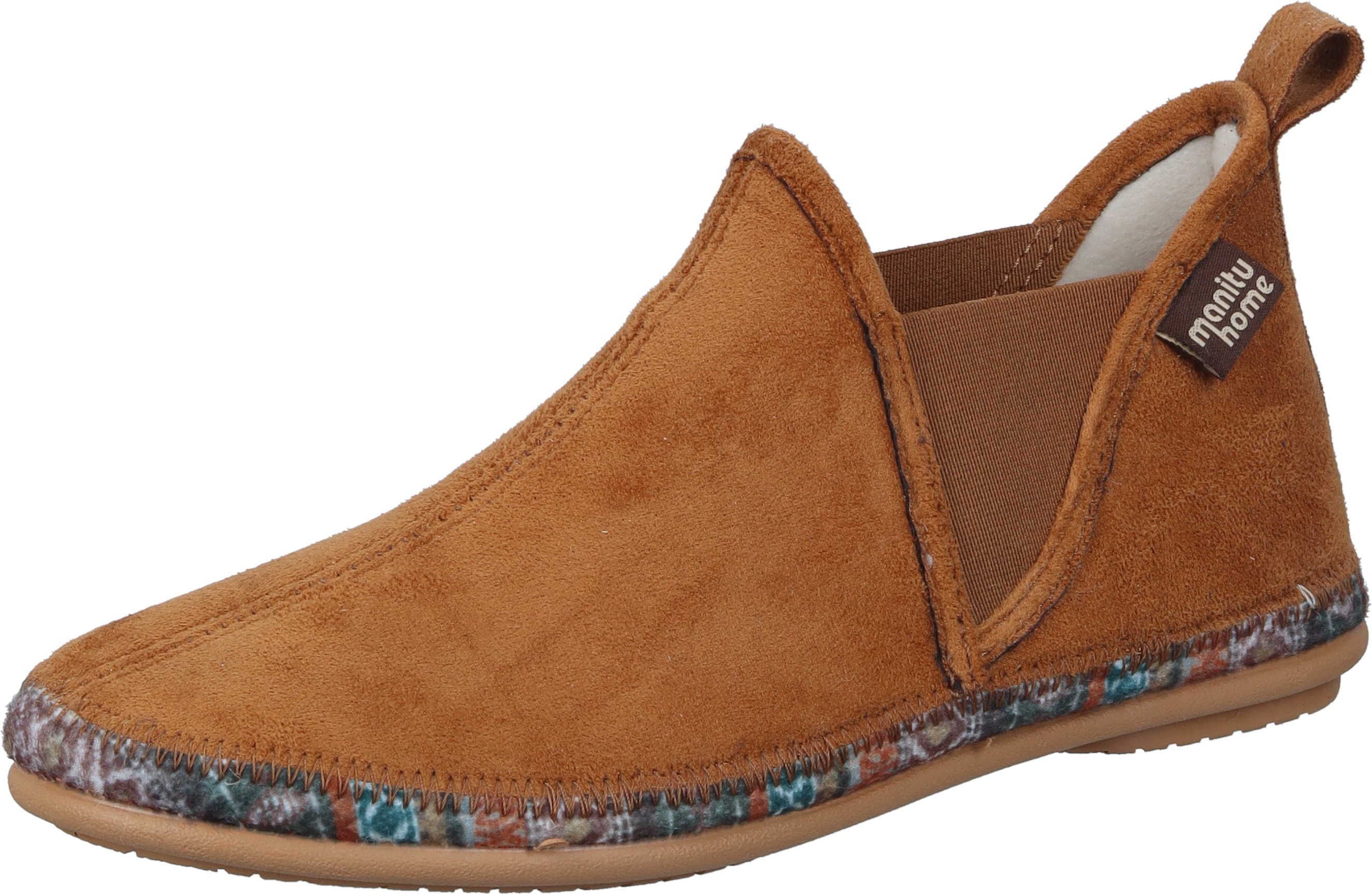 Manitu-Home Hausschuhe Hausschuh mit Gummizug