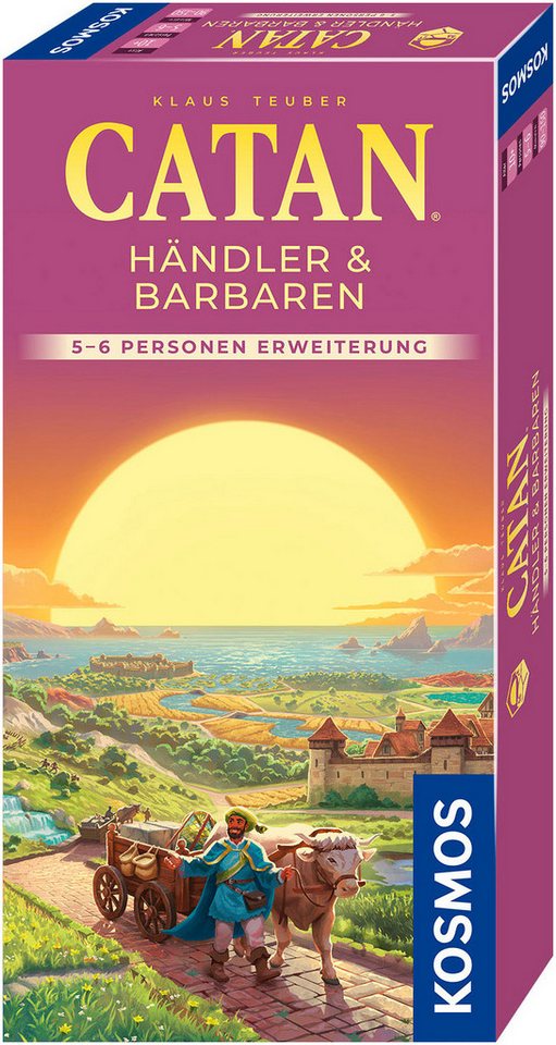 Kosmos Spiel CATAN Händler & Barbaren 5/6, Strategiespiel, Made in Germany