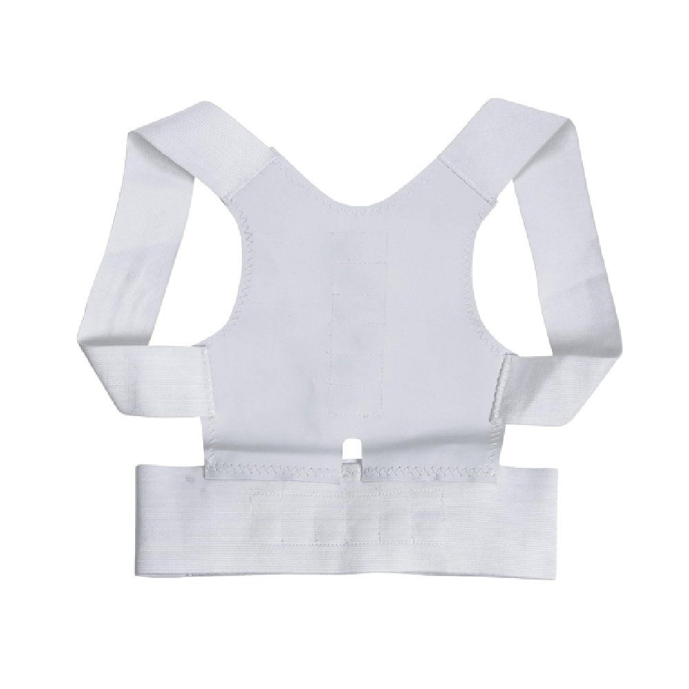 Wellys Bauch- und Rückenstützgürtel Magnetische Rücken-Stütze Weiß (Für Damen), 12 integrierten Magnete je 500 Gauss