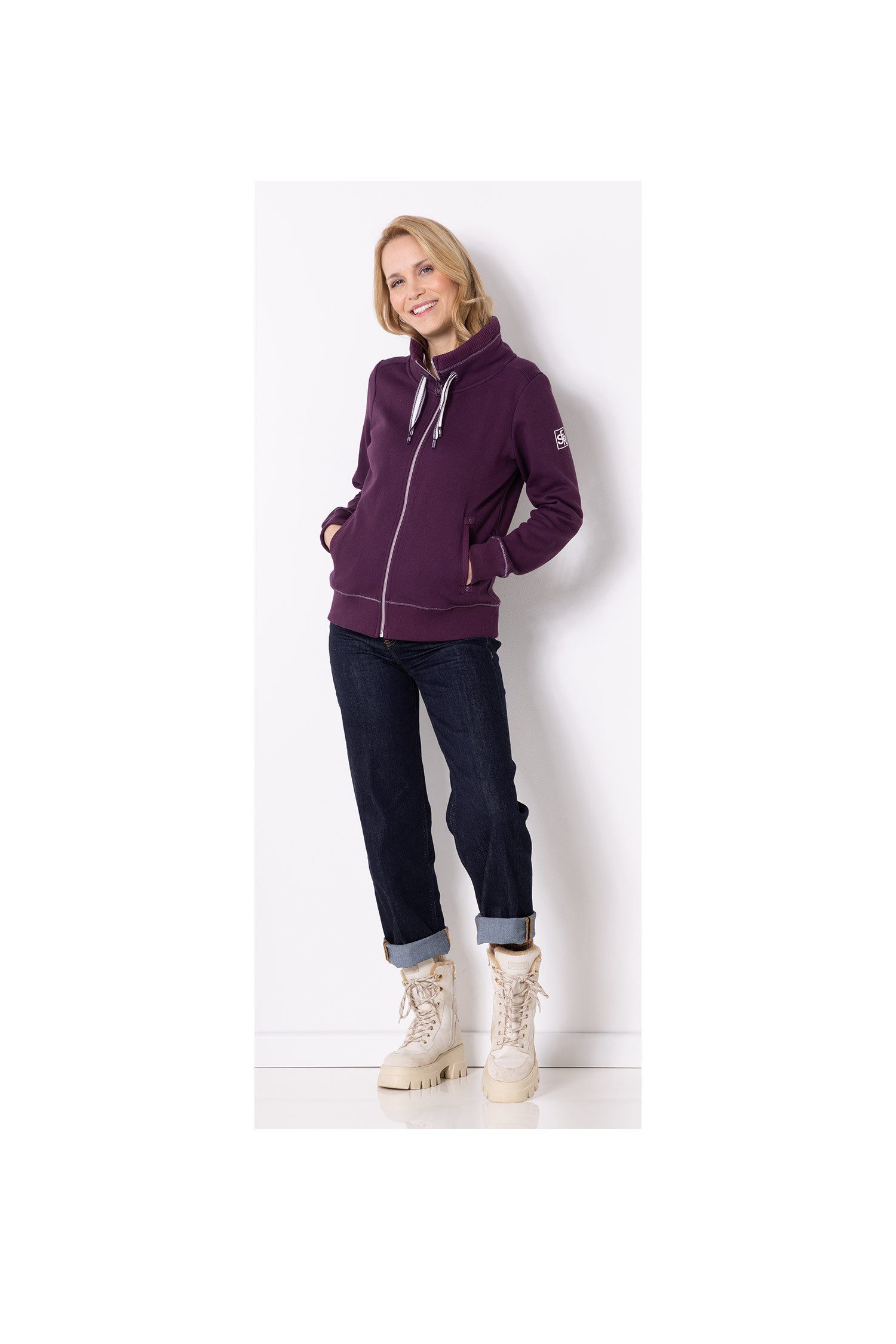 SER Sweatjacke Neu eingetroffen! Sweatjacke Stehkragen günstig online kaufen