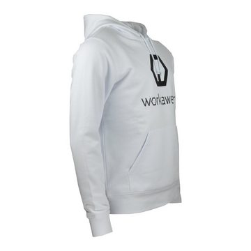 workawear Kapuzenpullover Nachhaltig Organic Hoodie weiß Bio Baumwolle Kapuzenpullover