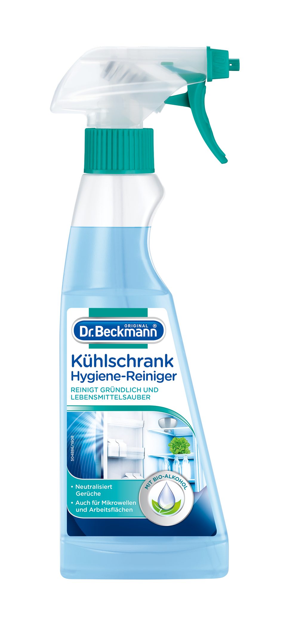 Dr. Beckmann Kühlschrank Hygiene-Reiniger, neutralisiert Gerüche, Küchenreiniger 250 ml 3x (3-St)