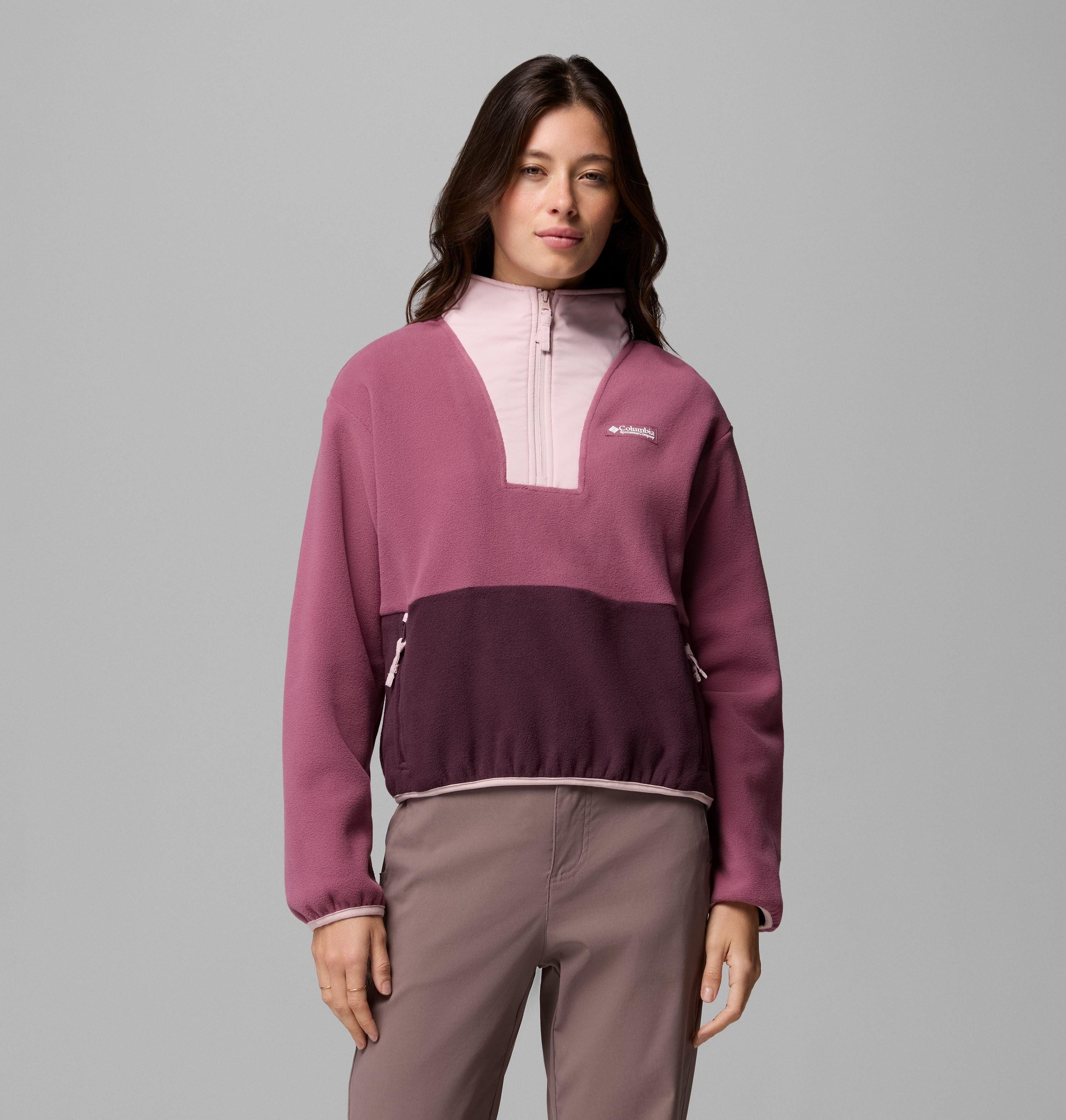 Columbia Fleecepullover Sequoia Grove II Half Zip Fleece mit Half-Zip, windabweisend, wasserabweisend, atmungsaktiv, aus Fleece – Bild 2 von 4