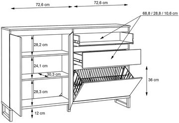 FORTE Schuhschrank