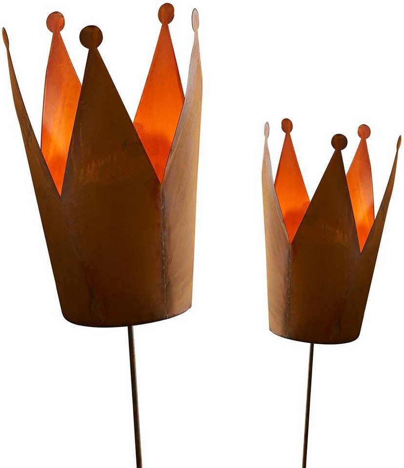 Gartenstecker »Krone« (Set) für Teelichter kaufen | OTTO Gartenstecker »Krone« (Set) für Teelichter kaufen | OTTO