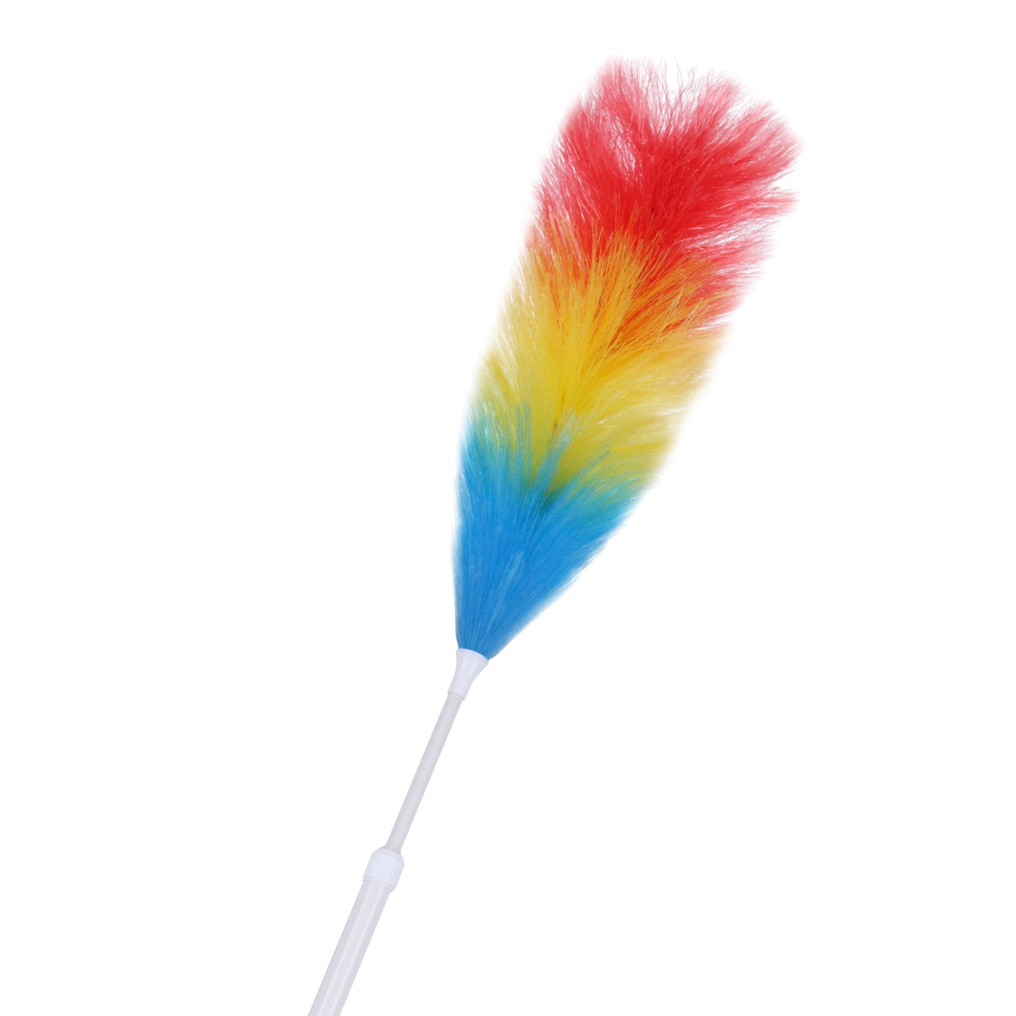 Bestlivings Staubwedel Teleskop bunt (1-6er Pack, 1-St), Kunststoff, geringes Gewicht 110 g, 74cm bis max. 97cm ausziehbar