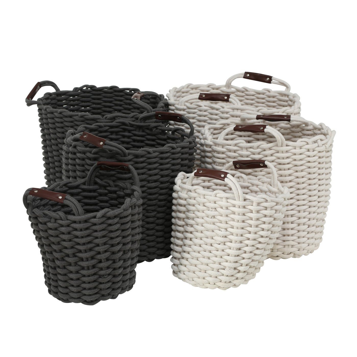 BOLTZE Aufbewahrungskorb Aufbewahrungskorb Set Cathrin 3tlg günstig online kaufen