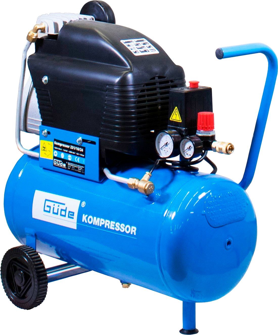 Güde Kompressor 231/10/24, 1500 W, max. 10 bar, 24 l