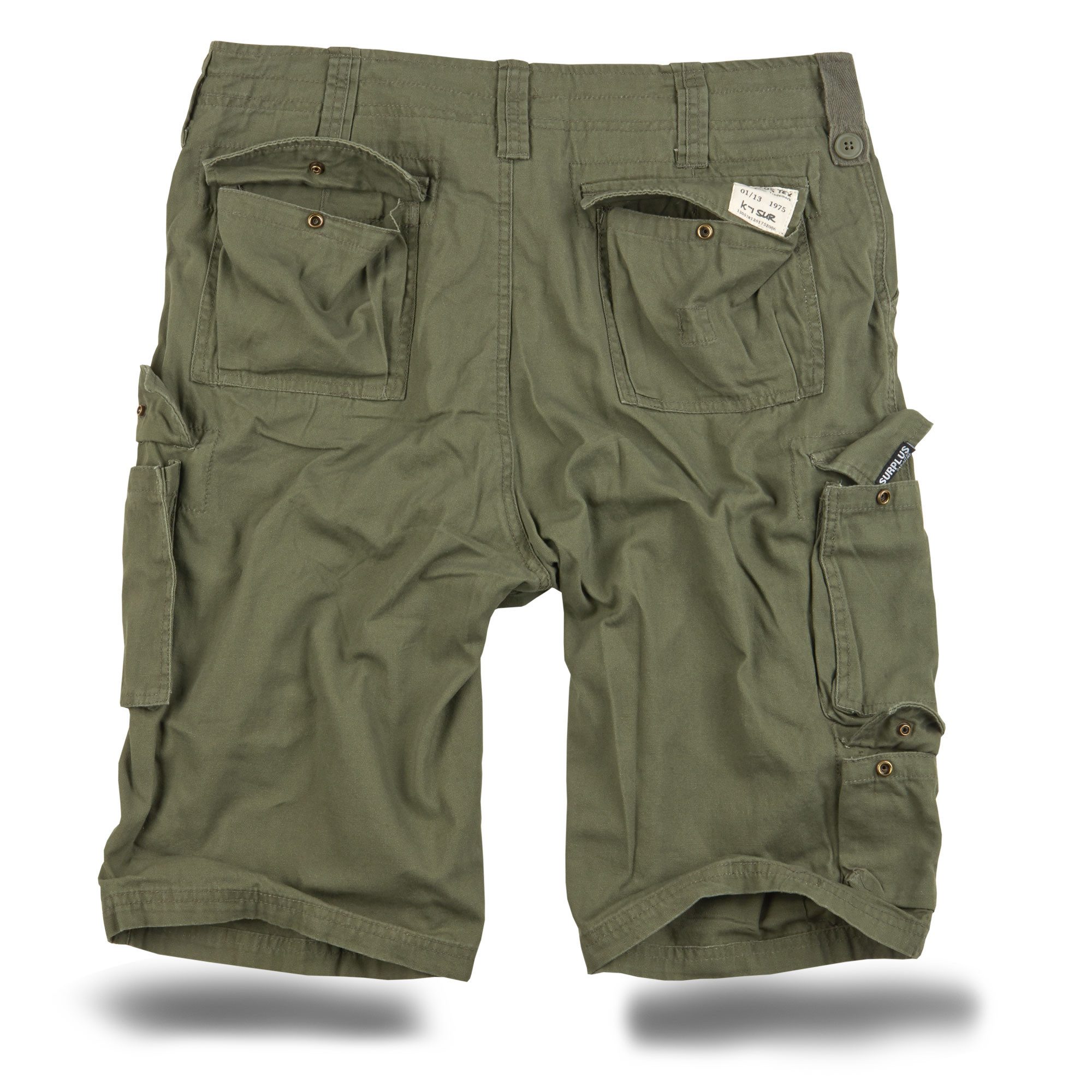 Trooper Cargoshorts Trooper Bermuda Baumwolle Sommer Shorts Kurze Hose Army günstig online kaufen