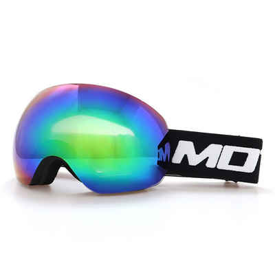 Dekorative Skibrille Skibrille UV-Schutz für Herren Damen, sphärischer Schutzbrille, (1-St), UV Schutz, mit praktischer Anti-Beschlag-Beschichtung