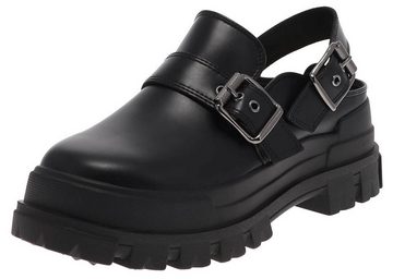 Buffalo ASPHA CLOG SND Black Loafer Veganer Damen Clog