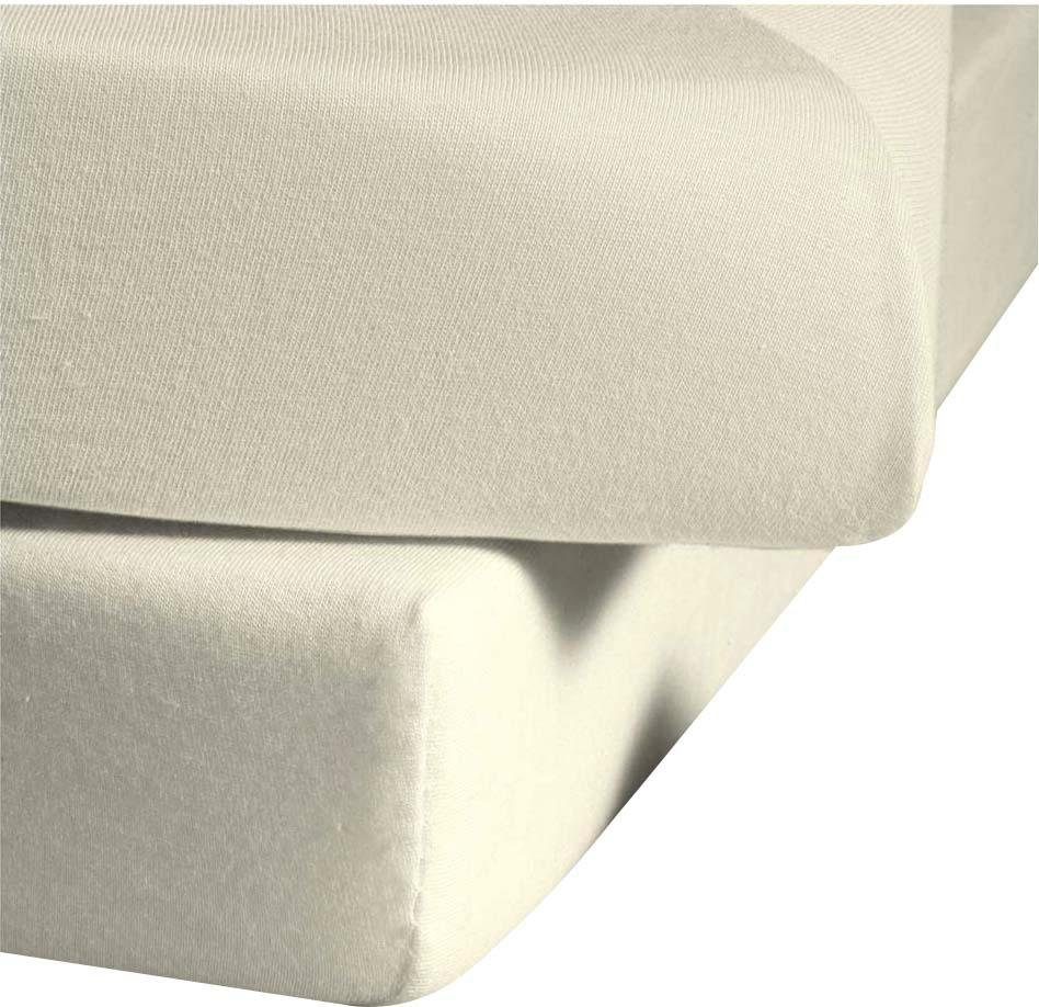 fleuresse Spannbettlaken Comfort, Jersey-Elasthan, Gummizug: rundum, günstig online kaufen