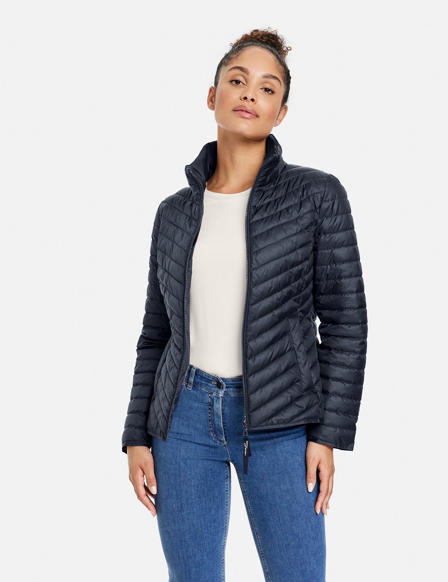 GERRY WEBER Winterjacke Leichte Steppjacke Midnight Blue