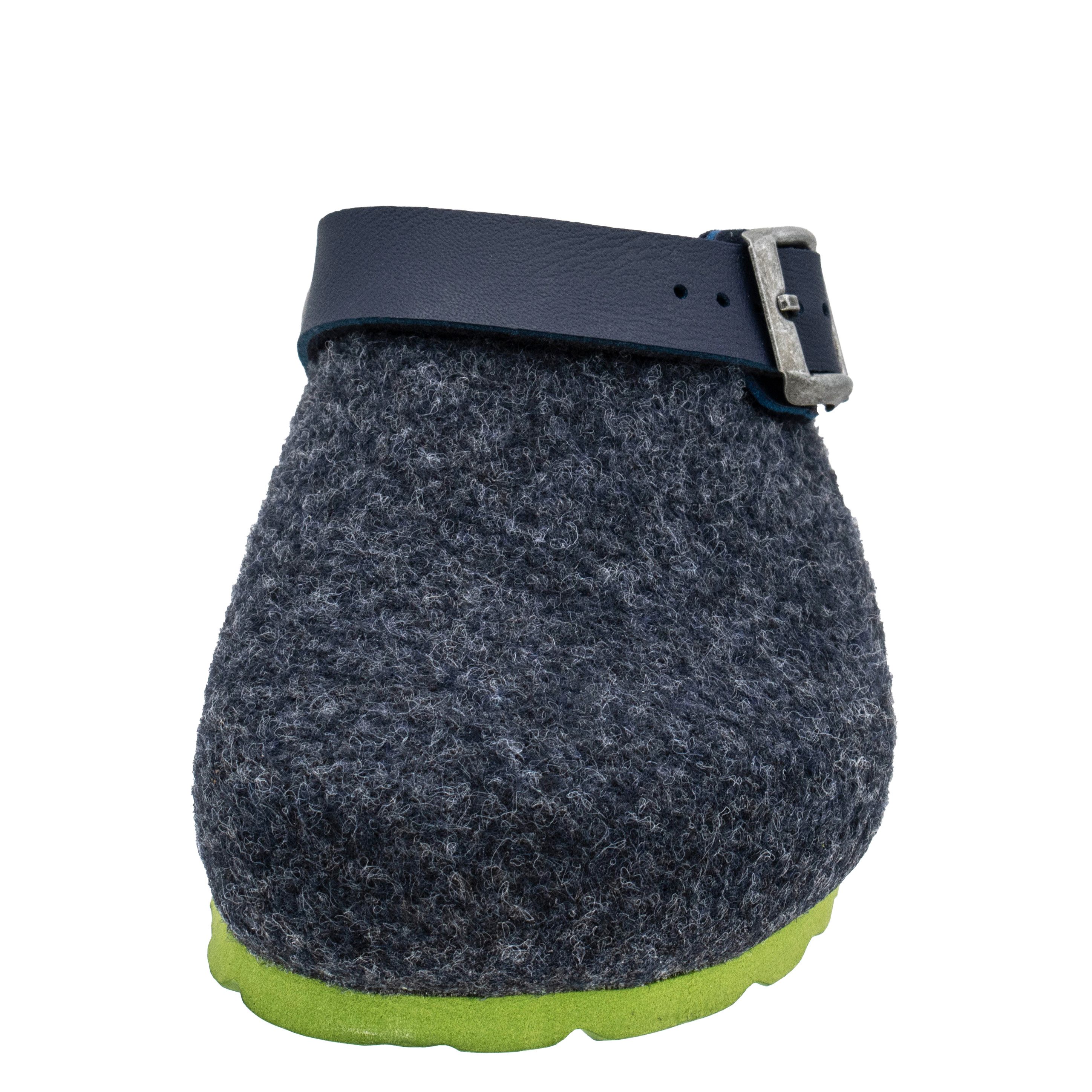 Fischer-Markenschuh Shetland Pantoffel aus Filz, mit Filzfutter, mit gepolstertem Fußbett