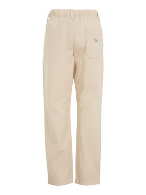 Tommy Hilfiger Schlupfhose POPLIN LONG PANTS Baby bis 2 Jahre, Taillenbund auf Gummizug