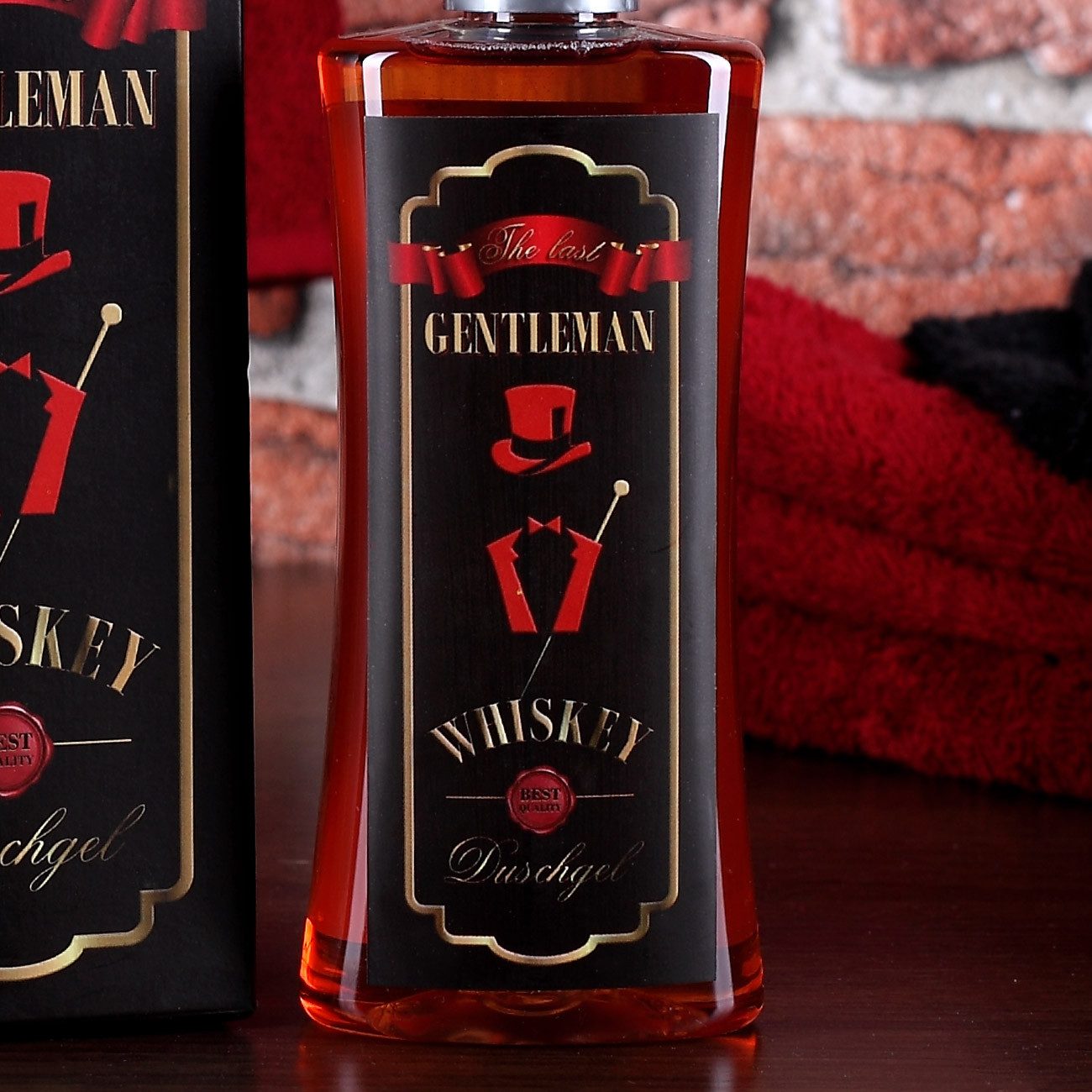 Herz & Heim Duschgel im Whiskey Design - Whisky Duschgel als Geschenk für Männer, 250 ml Inhalt