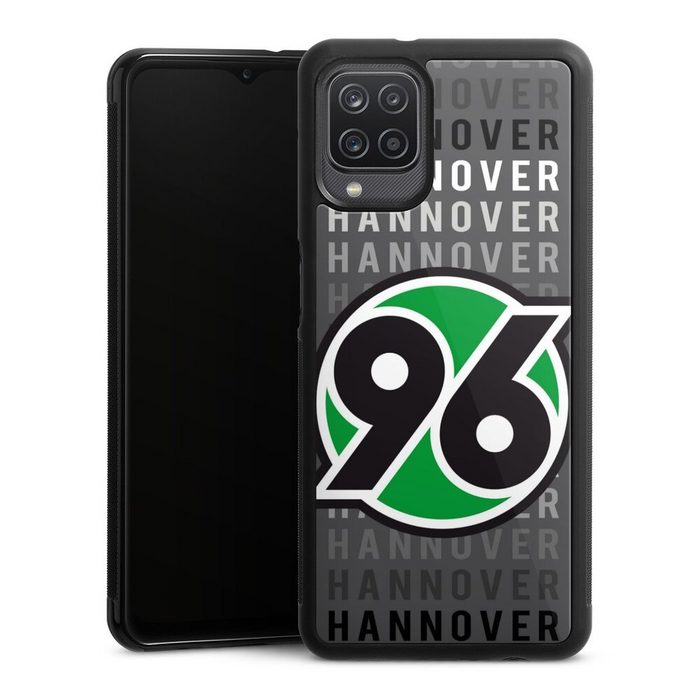 DeinDesign Handyhülle Hannover 96 H96 Offizielles Lizenzprodukt Hannover 96 - H96 Samsung Galaxy A12 Gallery Case Glas Hülle