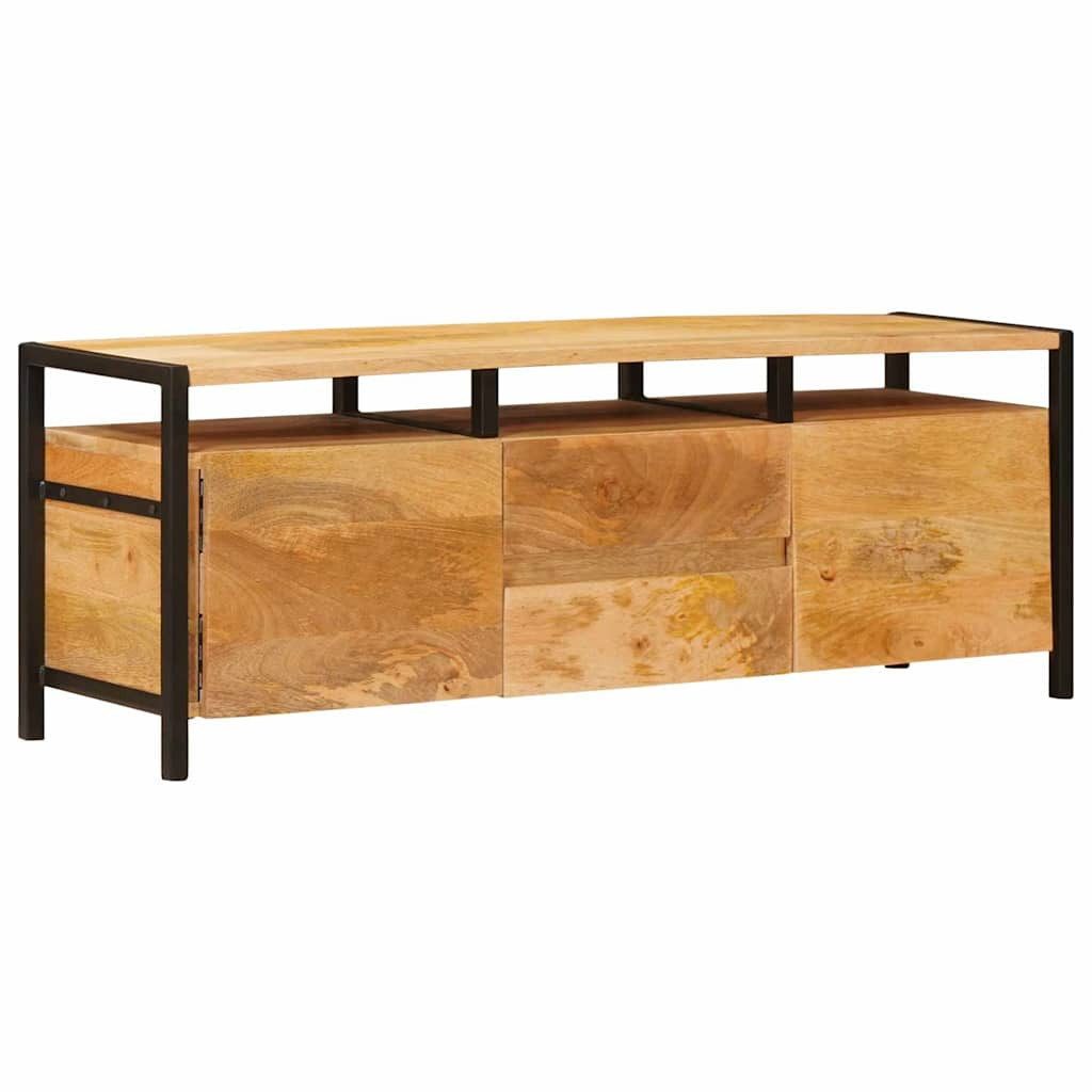 vidaXL TV-Schrank 110 x 30 x 40 cm Lowboard TV Schrank Braun 110x30x40 cm Massivholz Man