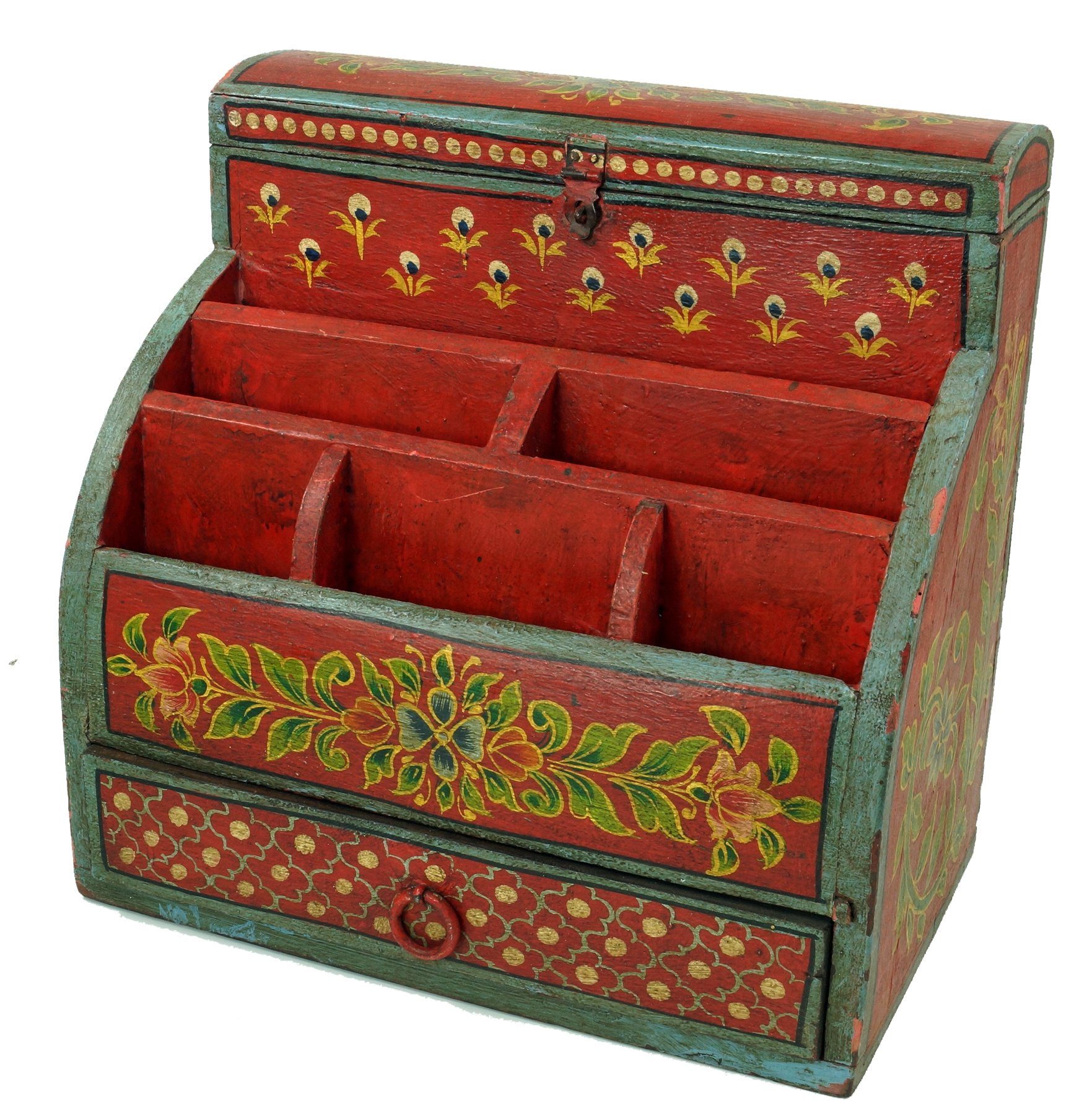 Guru-Shop Aufbewahrungsdose Vintage Schreibtisch Ordner, Schreibtisch.. günstig online kaufen