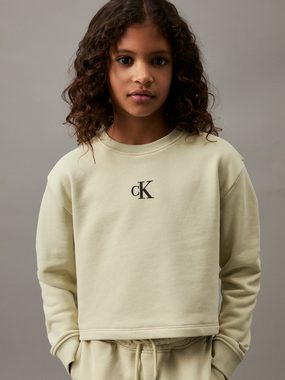 Calvin Klein Jeans Shirt & Shorts CK LOGO SWEATSHIRT SHORTS SET Kinder bis 16 Jahre
