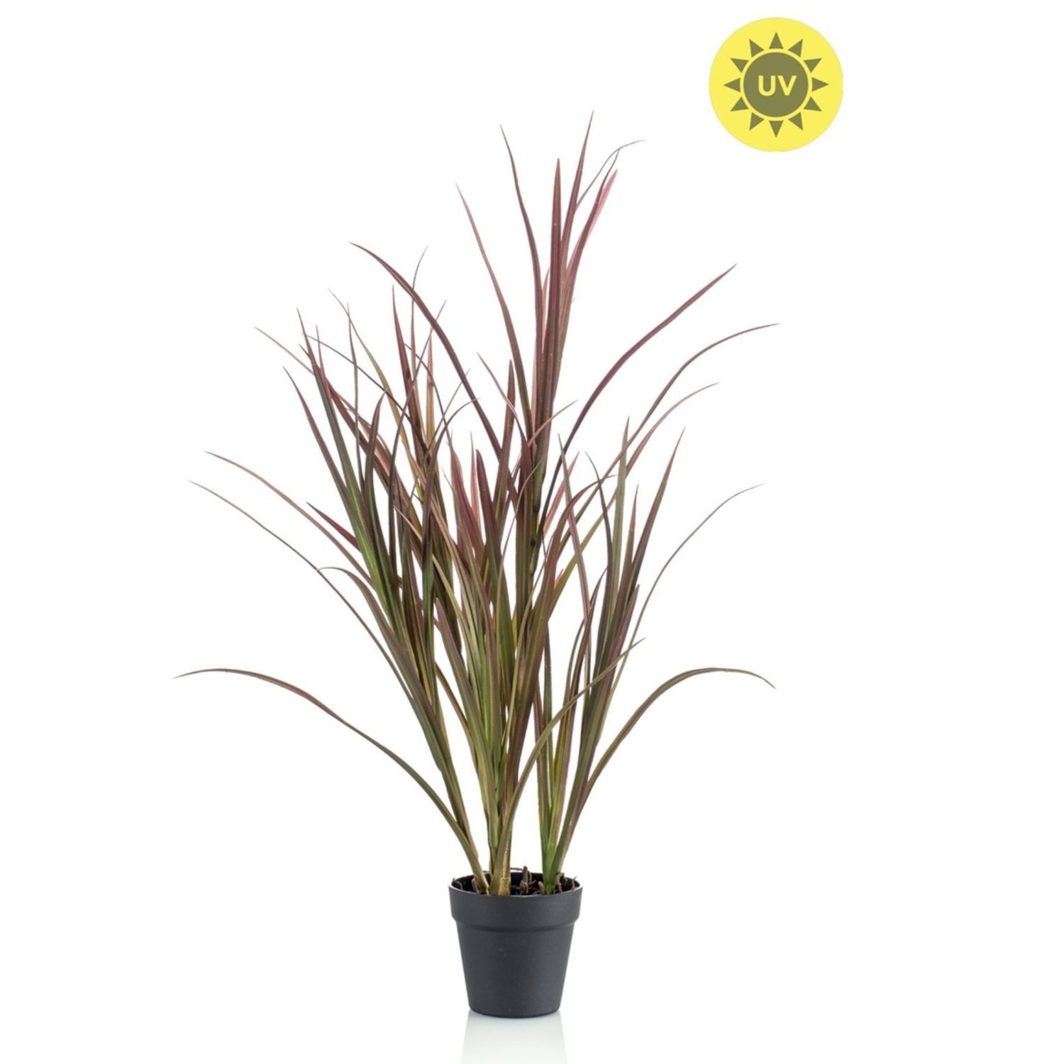 Kunstgras Topfpflanze Gras, Emerald, Höhe 90 cm, im Topf, Grün, Gras, H: 90cm