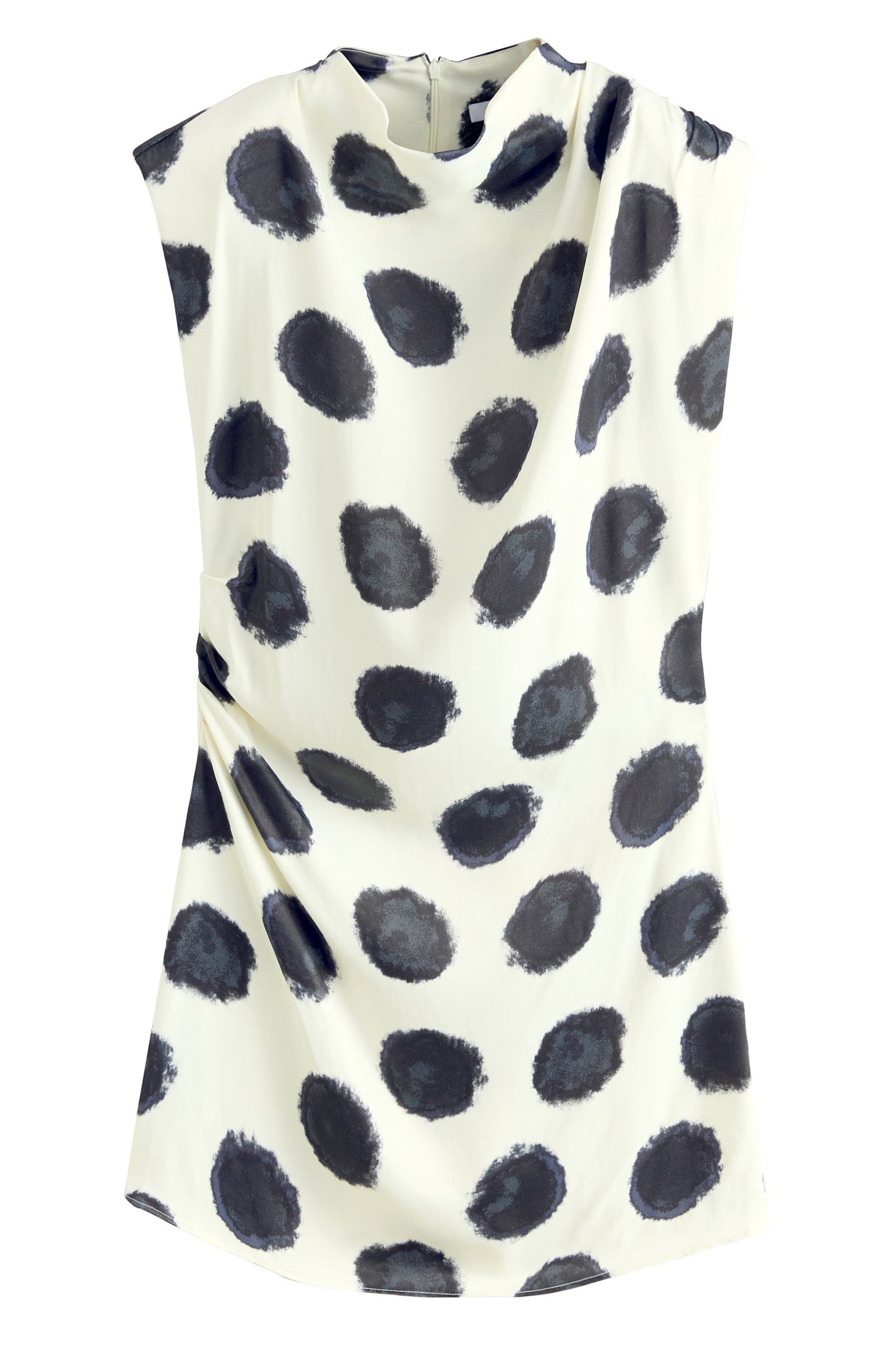 Next Minikleid Gerafftes Minikleid mit Schulterpolstern günstig online kaufen