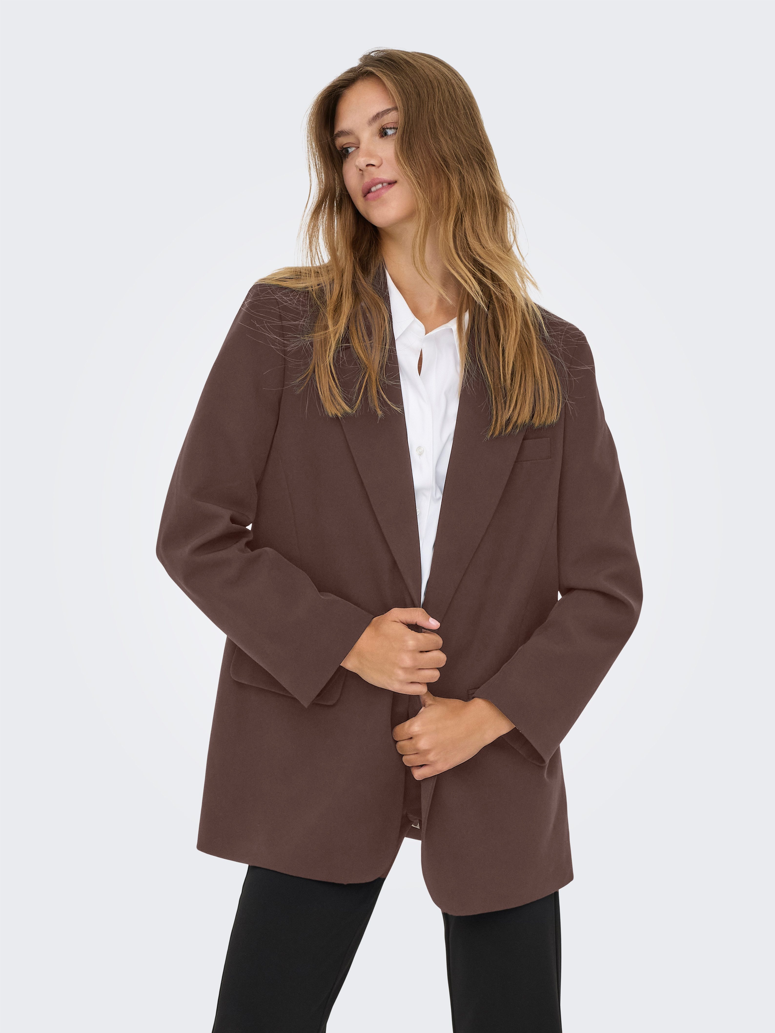 ONLY Longblazer ONLLANA-BERRY L/S REG BLAZER TLR CS Materialmix, regular fit