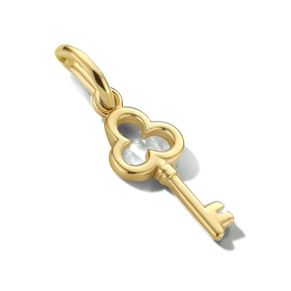 NICEANDnoble Kettenanhänger 585er Gelbgold Kettenanhänger Schlüssel, günstig online kaufen