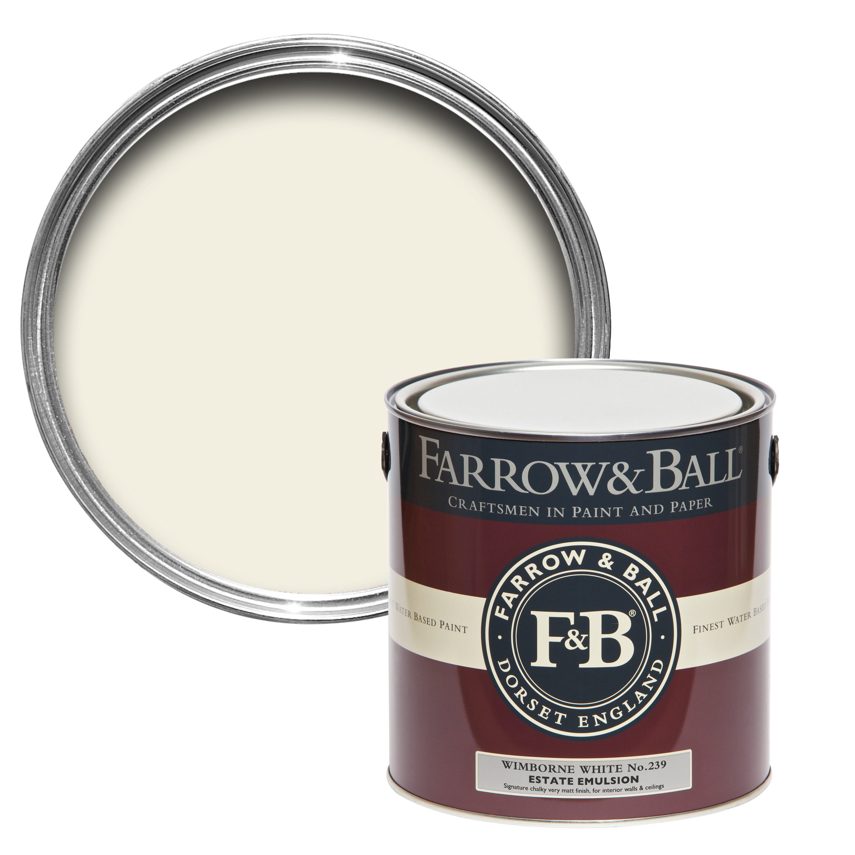 Wandfarbe Farrow and Ball - Wimborne White 239