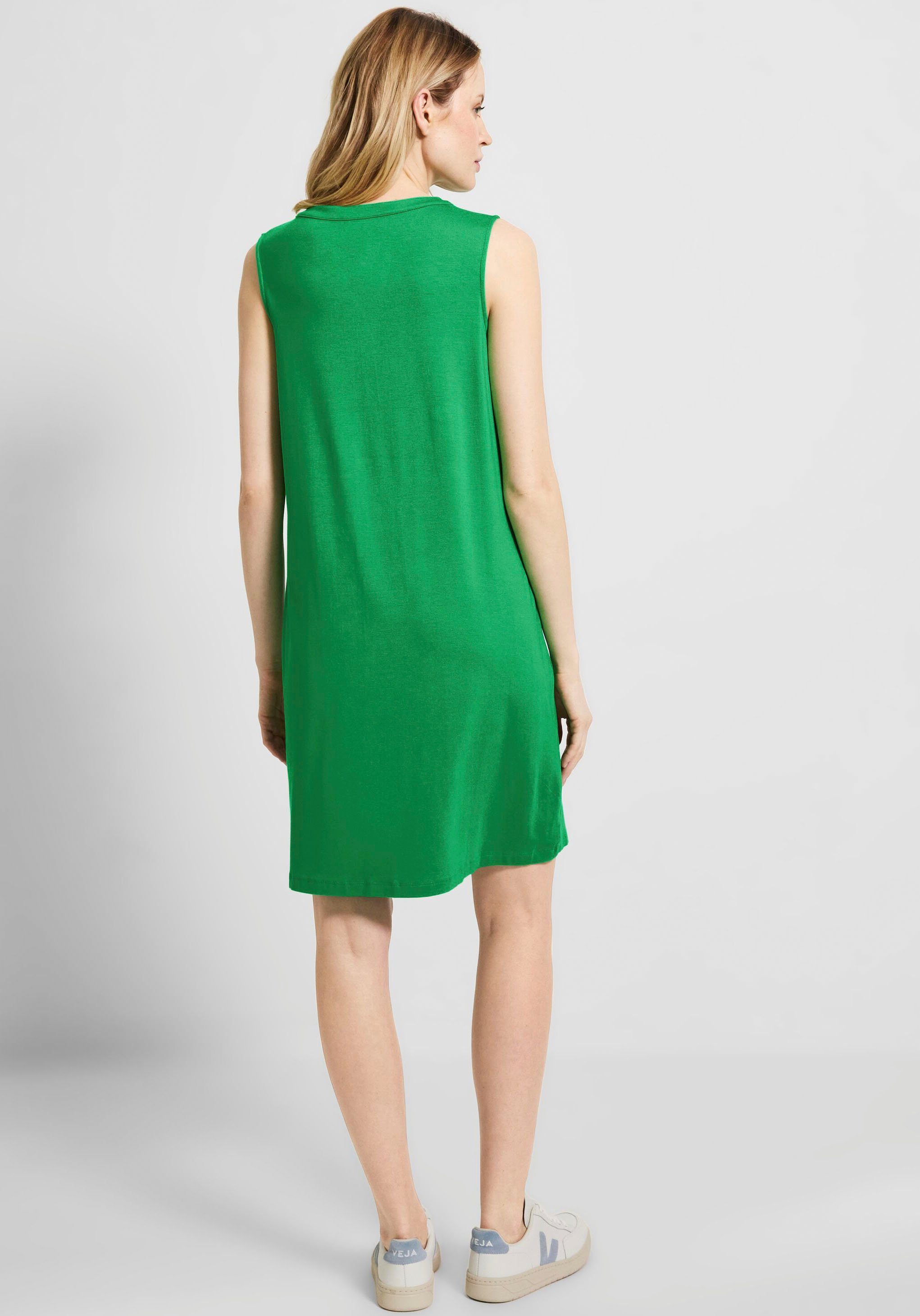 Cecil Jerseykleid mit einem fresh green Schlitz