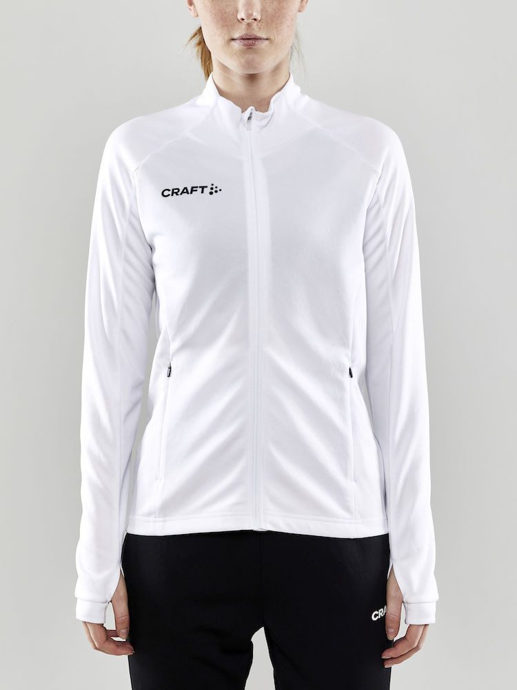 Craft Trainingsjacke Evolve Full Zip - strapazierfähige Mid-Layer-Jacke aus Stretchmaterial