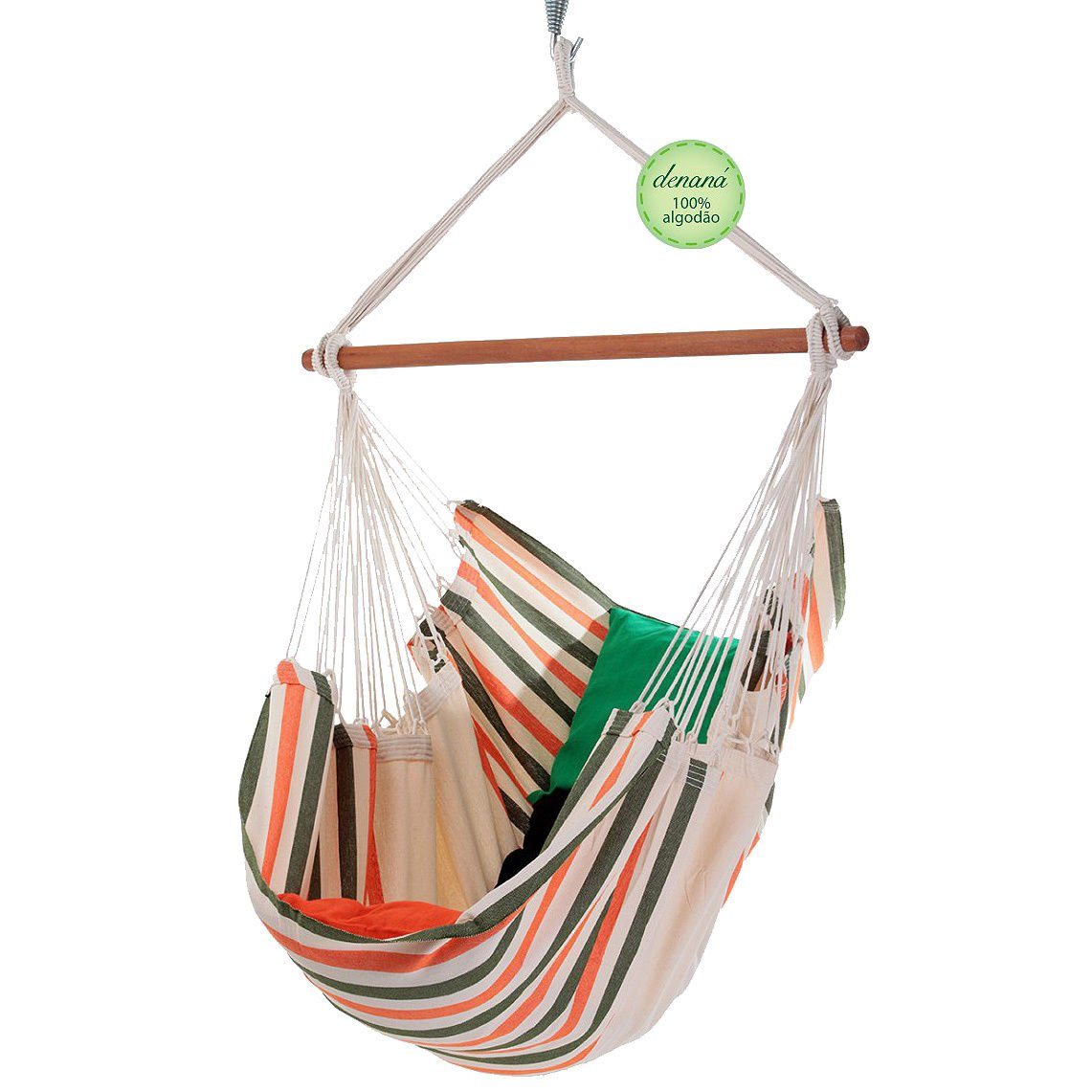 denaná Hängestuhl Hängestuhl Hängesessel Terra aus 100 % Baumwolle Denana, Hochwertige Qualität