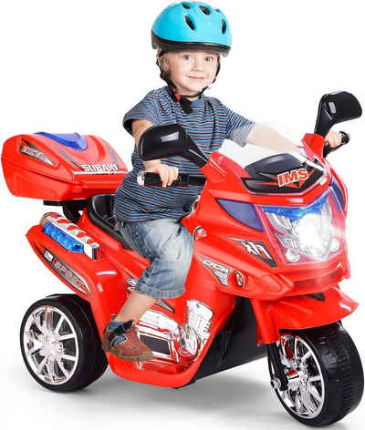 KOMFOTTEU Elektro-Kindermotorrad mit 3 Rädern, für Kinder von 3 bis 7 Jahre alt, bis zu 25 kg