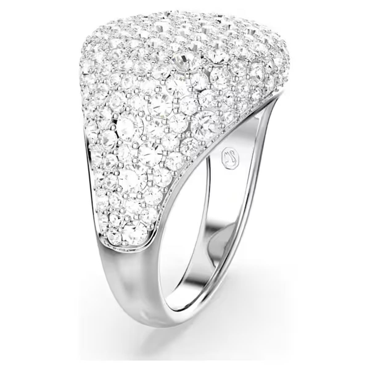 Swarovski Fingerring Swarovski Ring Meteora 5684248 Weiß, Rhodiniert, Gr.60 (kein Set, 1-tlg)