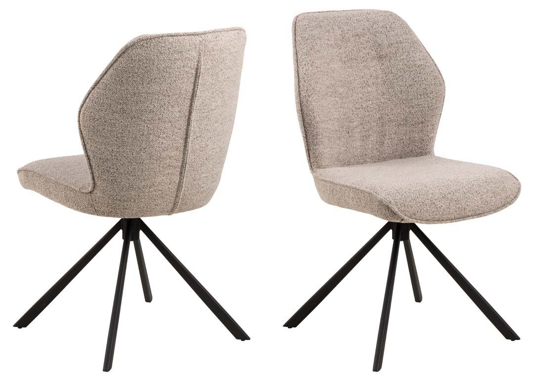 Esszimmerstuhl 2er Set Aura Esszimmerstuhl beige.