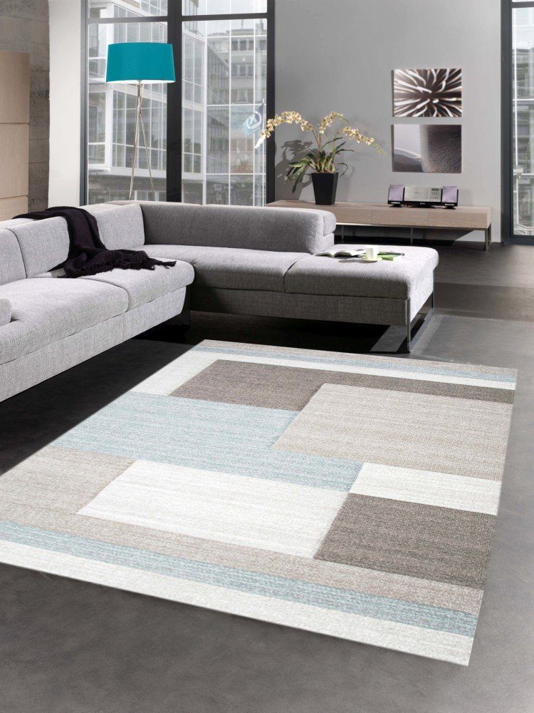 Carpetia Teppich Moderner Teppich Kurzflor Wohnzimmerteppich günstig online kaufen