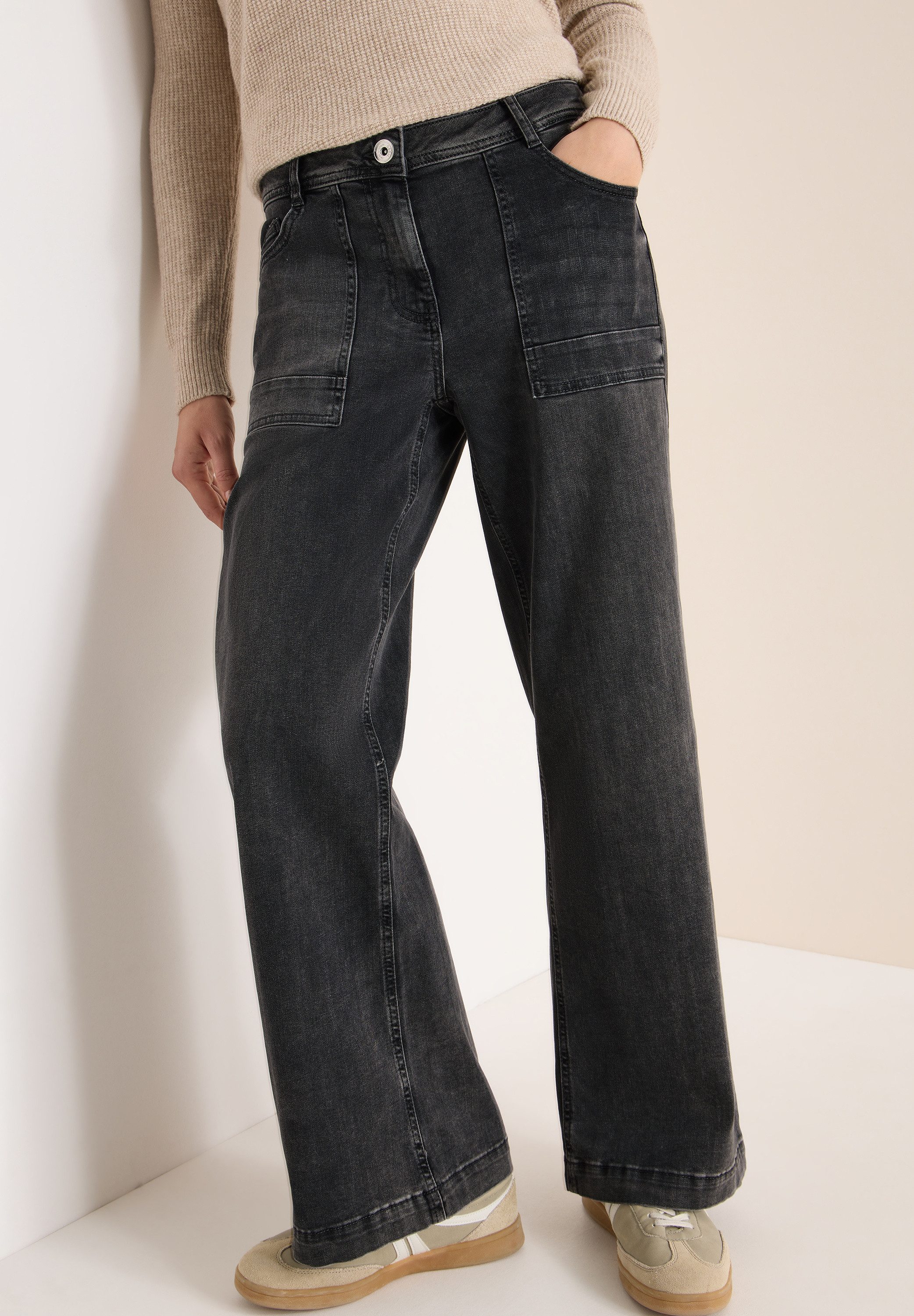 CECIL Weite Jeans im Loose Fit und 5-Pocket-Form günstig online kaufen