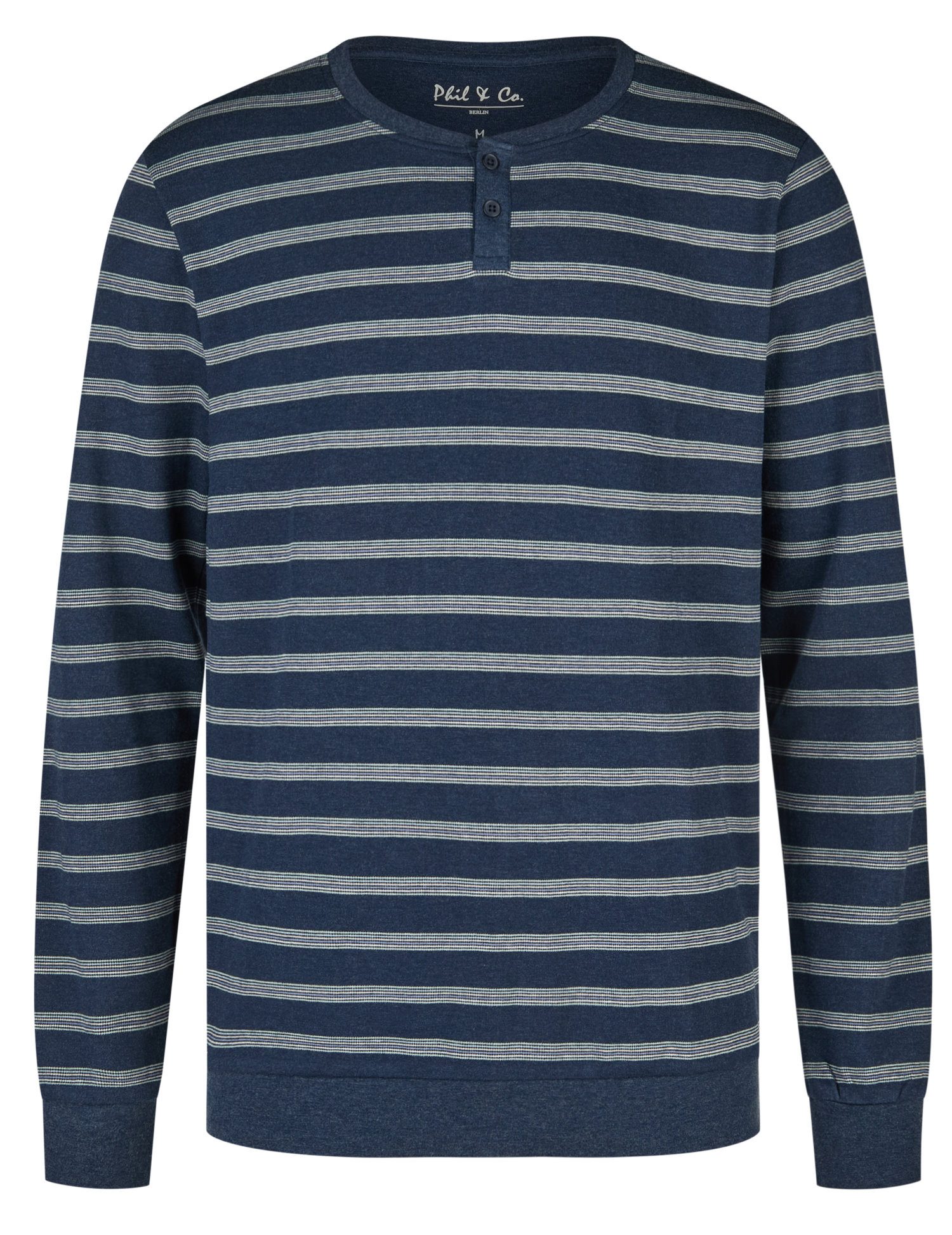 Phil & Co. Schlafanzug Herren Pyjama lang (2 tlg) Modisches Design günstig online kaufen