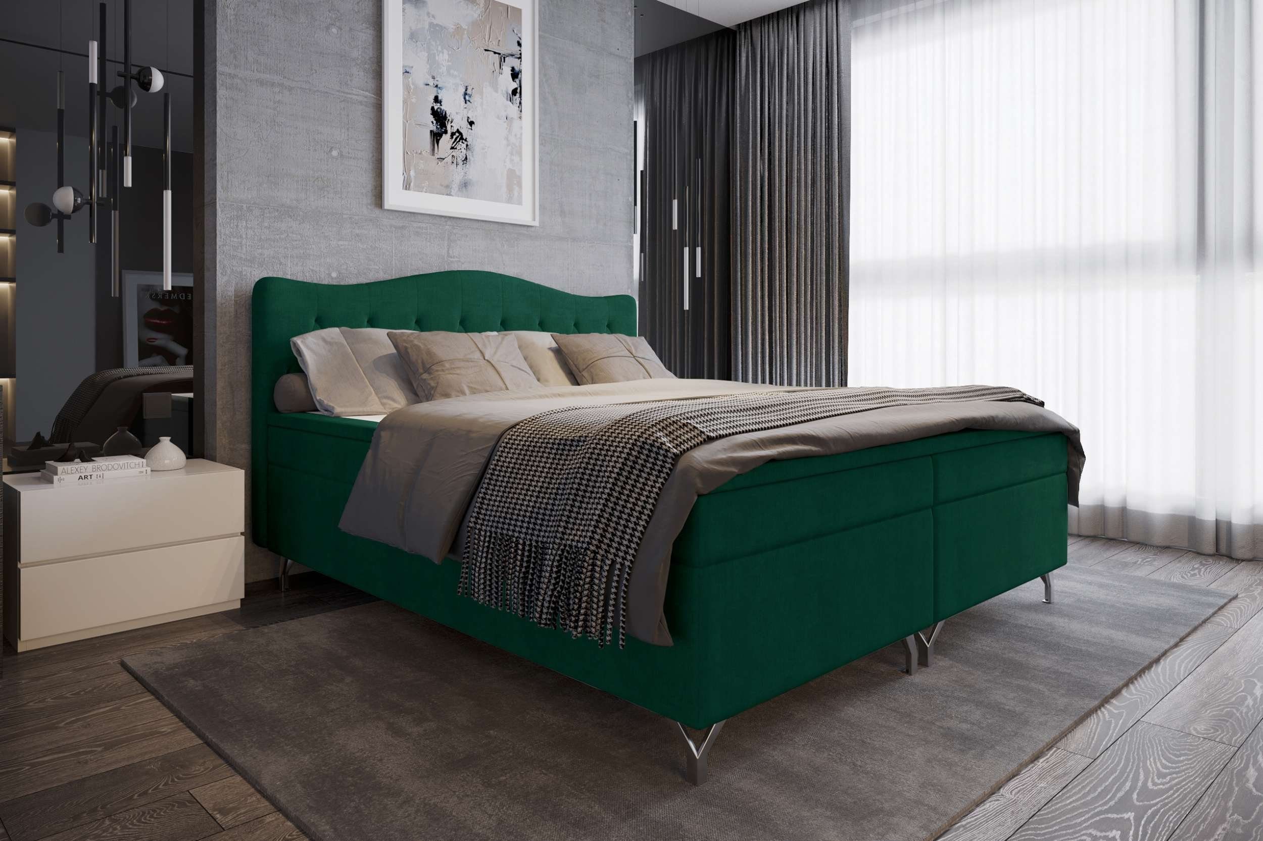 99rooms Boxspringbett Heaven (Schlafzimmerbett, Bett), mit günstig online kaufen