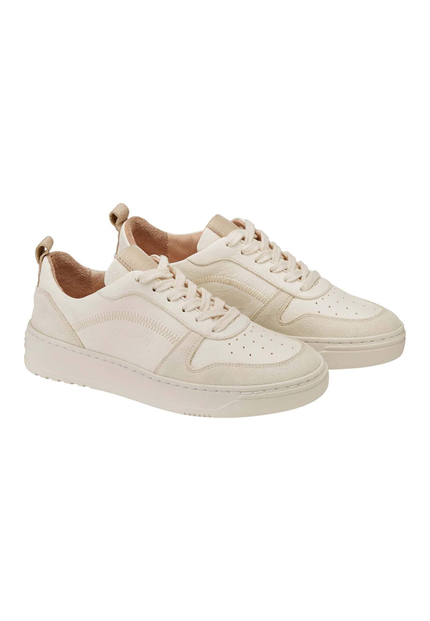 aus chromfrei gegerbtem Leder Sneaker