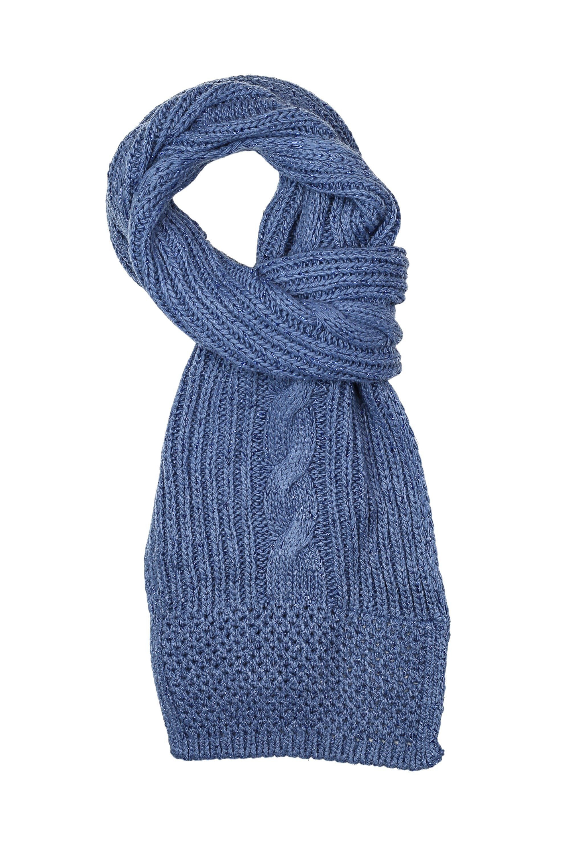 COLLEZIONE ALESSANDRO Wollschal Zopf, (1-St), Made in Italy, warm