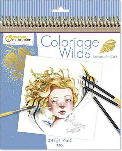 Avenue Mandarine Malblock Coloriage Wild Emmanuelle Colin - Teile 1-7 verfügbar