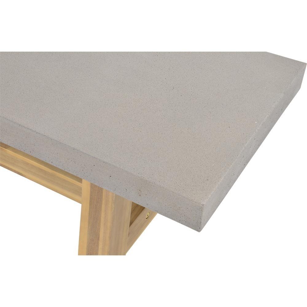 Lesli Living Gartenbank Bank Sitzbank Gartenbank JUDY Betonoptik 250cm