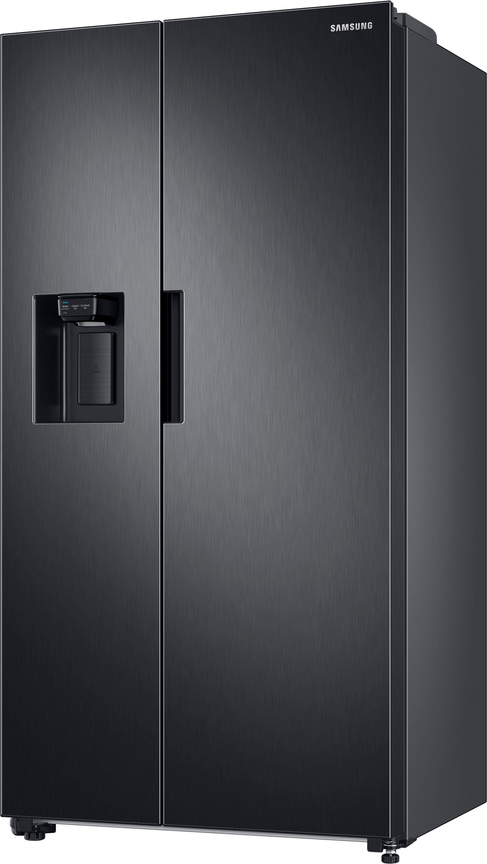 Side-by-Side cm schwarzes 178 Edelstahl mit Samsung breit, RS6JA8811B1, cm 91,2 hoch, Festwasseranschluss