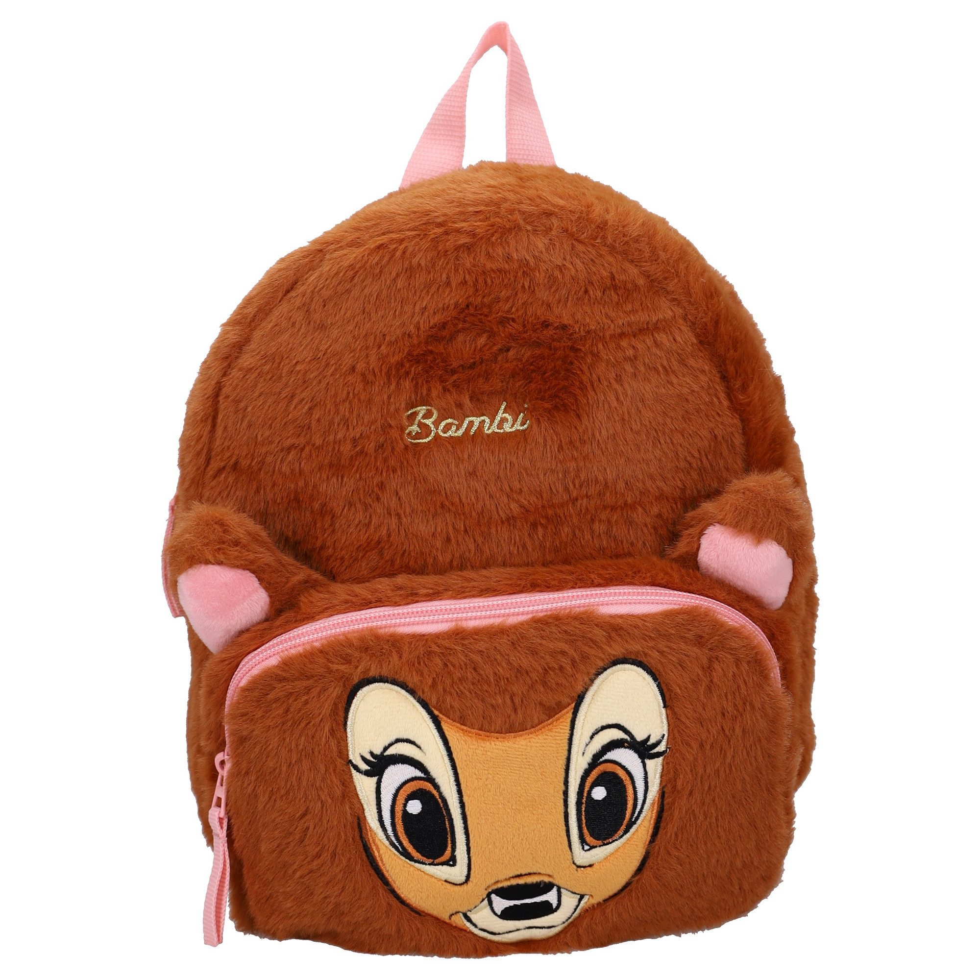 Disney Bambi Kinderrucksack Rucksack Fluffy Festival für Kinder aus Polyester mit zwei Fächern