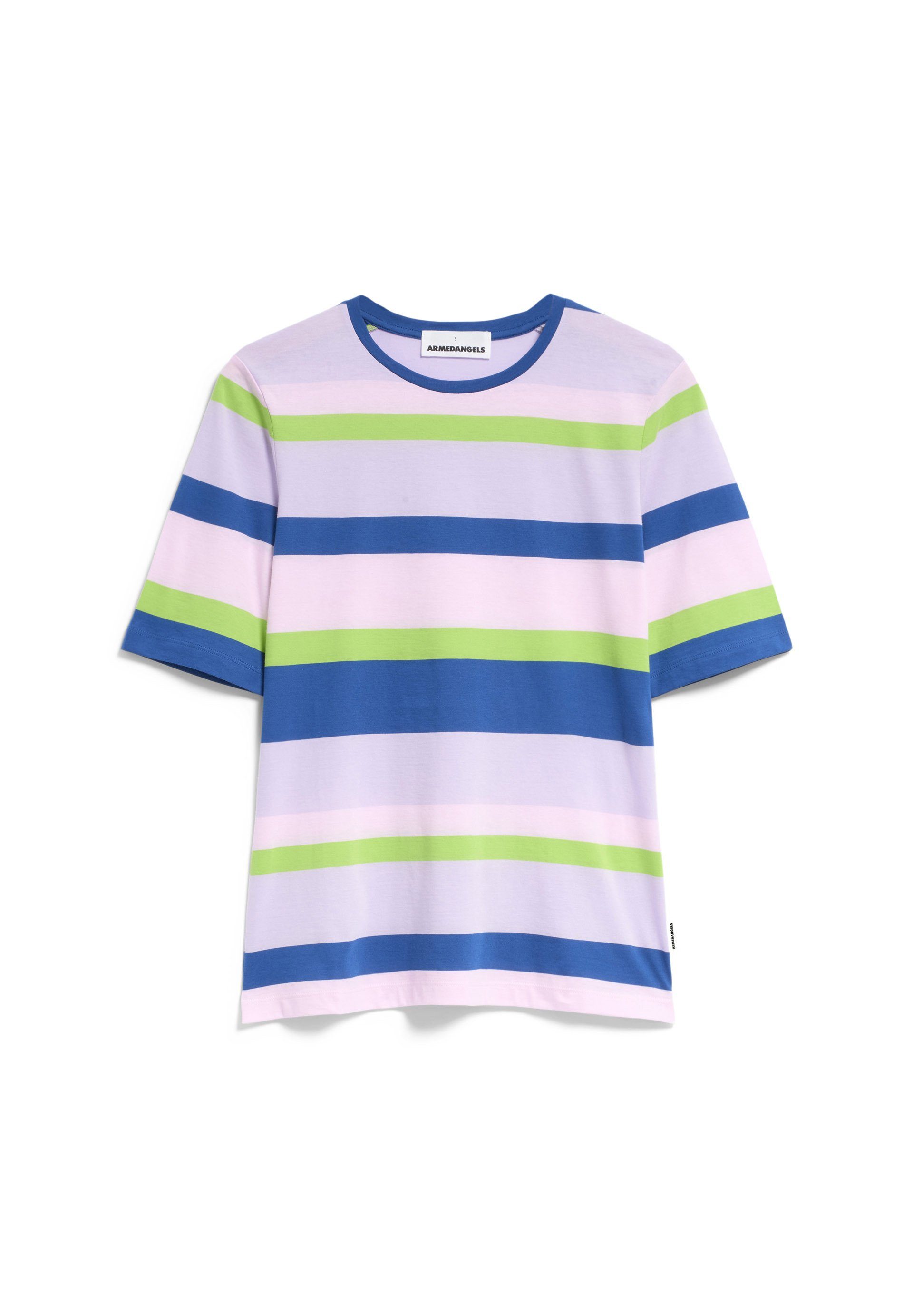 Armedangels T-Shirt DONAAJI MULTI COLOR Fitted