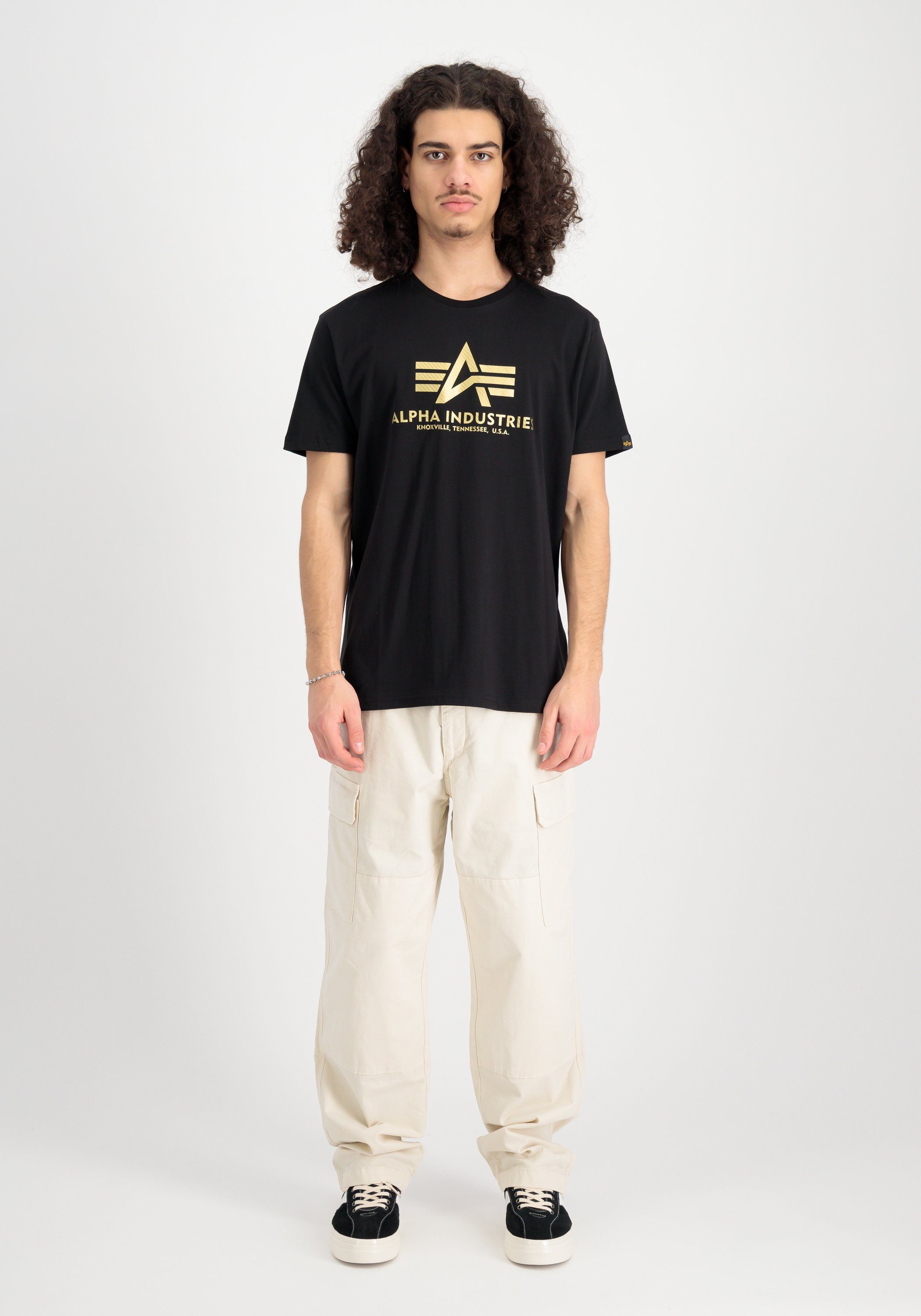 Alpha Industries T-Shirt Basic T-Shirt BL Carbon