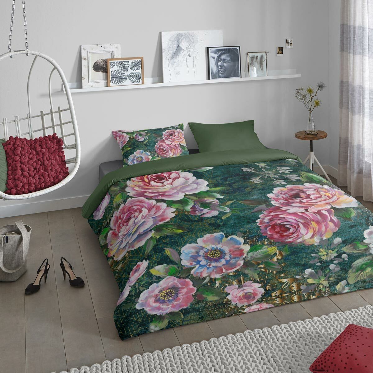 TRAUMSCHLAF Bettwäsche Fleur, Renforce, 2 teilig